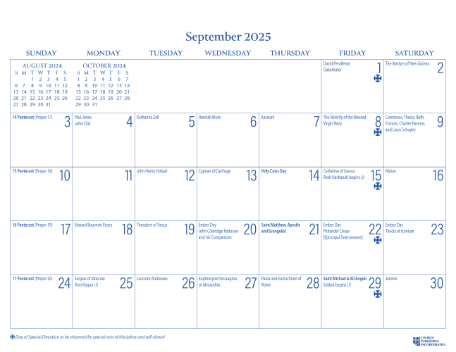 Free Printable Episcopal Liturgical Calendar 2025 Pdf Kitti Lavena