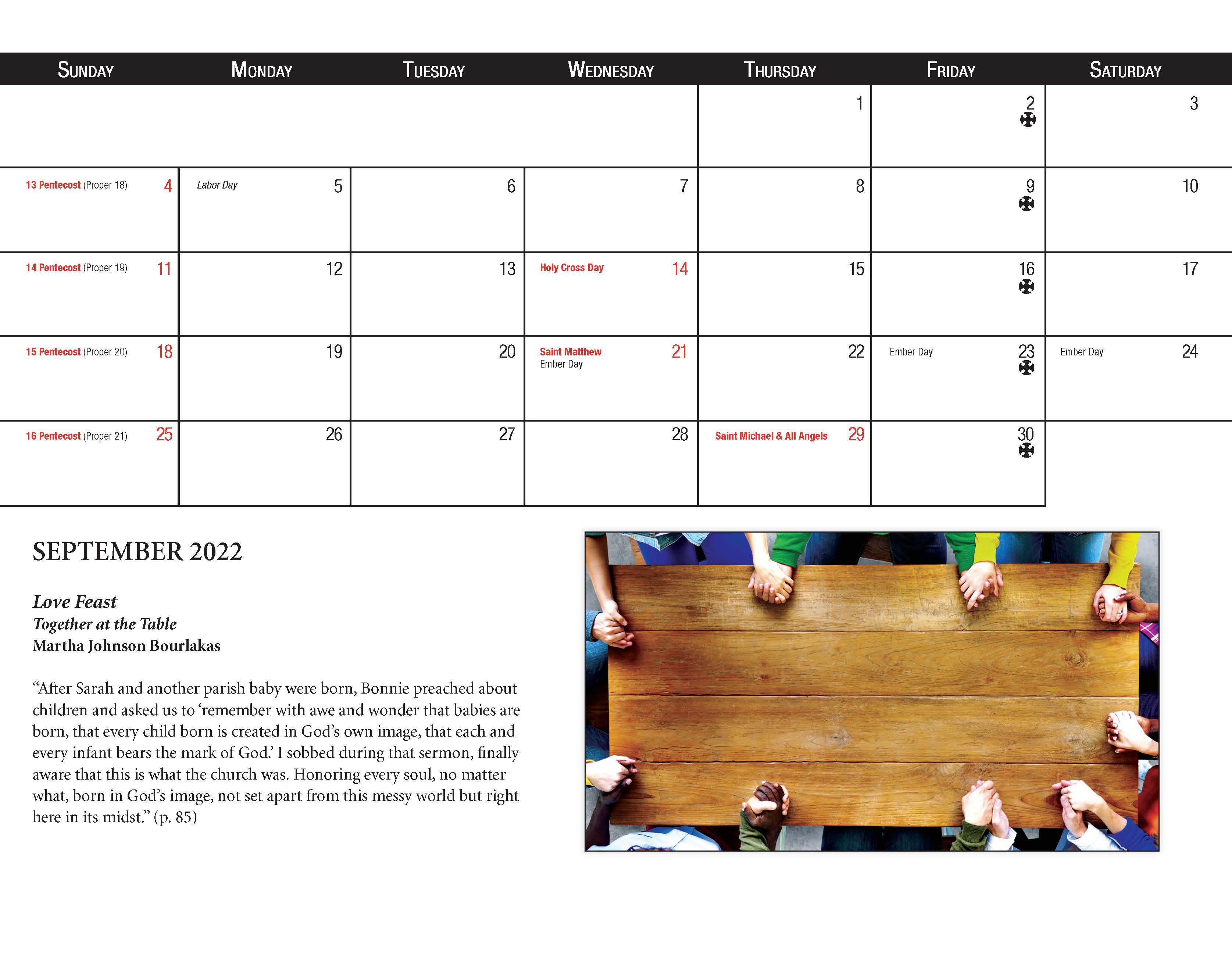 Episcopal Church Calendar 2022 Churchpublishing.org: 2022 Christian Planning Calendar
